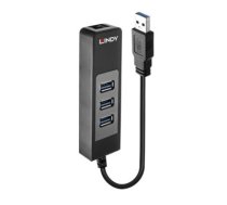 I/O HUB USB3 & LAN ADAPTER/43176 LINDY