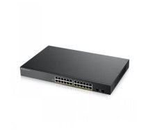 ZYXEL GS1900-24HP V2, 24-PORT GBE L2 POE SMART SWITCH, RACKMOUNT, 170 WATT
