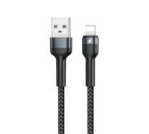Remax USB - Lightning cable charging data transfer 2,4 A 1 m black (RC-124i black)