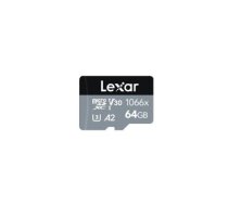 Lexar 64GB Lexar® High-Performance 1066x microSDXC™ UHS-I, up to 160MB/s read 70MB/s write C10 A2 V30 U3