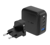 ENERGEA ład. siec. 1xUSB+3xUSB-C PD-PPS-QC 3.0 100W 3C1A czarny|black US+EU Travelite GAN100