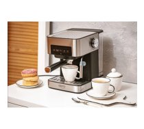 Camry Espresso and Cappuccino Coffee Machine CR 4410 Pump pressure 15 bar, Built-in milk frother, Drip, 850 W, Black/Stainless steel