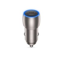 XO car charger CC51 PD 40W 2x USB-C gray