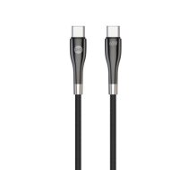 Forever Sleek cable USB-C - USB-C 1,0 m 60W black