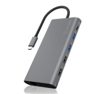 ICY BOX IB-DK4050-CPD 12-in-1 USB Type-C dock with PD 100W