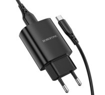 Borofone Wall charger BN1 Innovative - USB - 2,1A with USB to Type C black