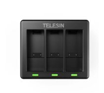 3-slot charger Telesin for GoPro Hero 12 | Hero 11 | Hero 10 | Hero 9