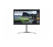 Model 27UQ850V-W|27"|Business/4K|Panel IPS|Resolution 3840x2160|Form factor 16:9|Refresh rate 60 Hz|Brightness 400|Contrast 2000:1|Response time 5 ms|Horizontal 178 degrees|Vertical 178 degrees|Displayable colours 1070 million|2xHDMI|1xDisplayPort|1xUSB 2.0|2xUSB 3.0|1xUSB-C|1xHeadphones jack|Speakers|Pivot|Height adjustable|Tilt