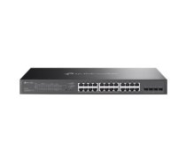 Series Omada|Desktop/pedestal|Rack|24x10Base-T / 100Base-TX / 1000Base-T|4xSFP|PoE ports 8|PoE+ ports 16|PoE power budget 150 Watts|Switching capacity 56 Gbps|Forwarding rate 41.66     Mpps|Dimensions 440×220×44 mm|Unit Net Weight 3.7 kg