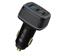 Devia car charger Extreme 115W 2x USB-C 1x USB black