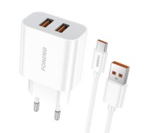 Dual USB charger Foneng EU45 Type-C