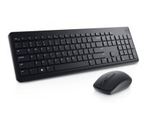 Dell Keyboard and Mouse KM3322W Keyboard and Mouse Set, Wireless, Batteries included, LT, Black