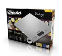 Mesko MS 3145 Kitchen scales, Capacity 5 kg , Big LCD Display, Auto-zero/Auto-off, Silver Mesko Warranty 24 month(s)