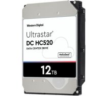 Western Digital Ultrastar DC HDD Server HE12 (3.5’’, 12TB, 256MB, 7200 RPM, SATA 6Gb/s, 512E SE) SKU: 0F30146