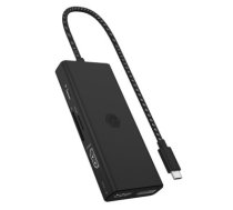Icy Box IB-DK4011-CPD 7-in-1 USB Type-C DockingStation with triple video output