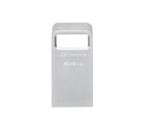 Kingston pendrive 64GB USB 3.0 / USB 3.1 DT Micro G2 metal silver
