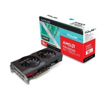 AMD Radeon RX 7600 XT|Graphics memory size 16 GB|GDDR6|128 bit|PCIE 4.0 8x|Memory CLK 18 Gbps|7680x4320|Cooling Dual Slot Fansink|2xHDMI|2xDisplayPort