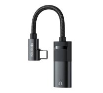 USB-C to AUX mini jack 3.5mm + USB-C adapter, Mcdodo CA-1880 (black)