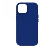 Decoded - silicone protective case for iPhone 15 compatible with MagSafe (galactic blue)