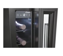 Candy Wine Cooler CCVB 15/1 Energy efficiency class G, Built-in, Bottles capacity 7, Black