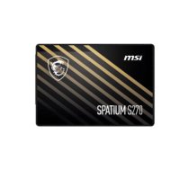 SSD|MSI|SPATIUM S270|480GB|SATA|3D NAND|Write speed 450 MBytes/sec|Read speed 500 MBytes/sec|2,5"|TBW 250 TB|MTBF 2000000 hours|S78-440E350-P83