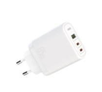 XO wall charger CE04 PD 65W 2x USB-C 1x USB white