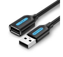 Vention USB 2.0 A Male to A Female Extension Cable 3M black PVC Type