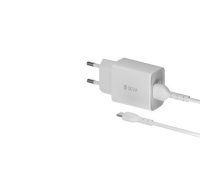 Devia wall charger Smart 2x USB 2,4A white + USB-C cable