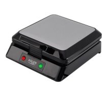 Adler Waffle maker AD 3036 Grey/ black, 1300 W, Rectangular, Number of waffles 4