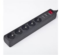 EnerGenie Surge Protector SPG5-C-15/ 4.5 m/ 5 Sockets/ Black