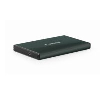 Gembird EE2-U3S-3-G USB 3.0 2.5'' enclosure, brushed aluminum, green