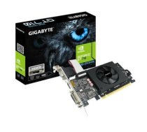 Graphics Card|GIGABYTE|NVIDIA GeForce GT 710|2 GB|64 bit|PCIE 2.0 8x|GDDR5|Memory 5010 MHz|GPU 954 MHz|Single Slot Fansink|1x15pin D-sub|1xDVI|1xHDMI|GV-N710D5-2GIL