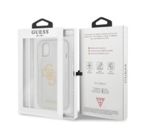 GUHCP13SPCUGL4GTR Guess TPU Big 4G Full Glitter Case for iPhone 13 Mini Transparent