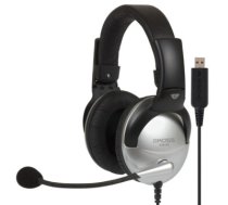 Koss Headphones SB45 USB Headband/On-Ear, USB, Microphone, Silver/Black, Noice canceling,