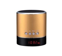 A38s Bluetooth Speaker - with radio and display Gold