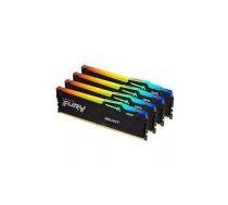 KINGSTON 64GB 6000MT/S DDR5 CL40 DIMM (KIT OF 4) FURY BEAST RGB XMP