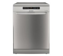Indesit D2F HD624 AS Dishwasher, Free standing, E, Width 60 cm, 14 place settings, Silver INDESIT