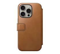 Nomad Modern Leather Folio case for iPhone 15 Pro 6,1" english tan