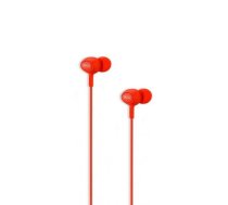 XO wired earphones S6 jack 3,5mm red