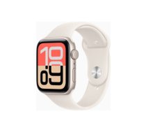Apple Watch SE 3 GPS 44mm Starlight Aluminium Case with Starlight Sport Band - S/M