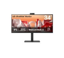 LG 34BA85QE-B computer monitor 86.4 cm (34") 3440 x 1440 pixels Wide Quad HD LCD Black
