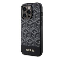 Guess PU G Cube MagSafe Case for iPhone 15 Pro Black