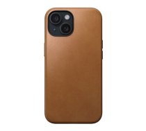 Nomad Modern Leather case for iPhone 15 6,1" english tan