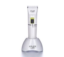 Adler Hair clipper AD 2827 Cordless or corded, Number of length steps 4, White