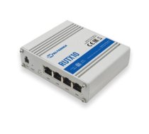Teltonika Industrial Router RUTX08 No Wi-Fi, 867 Mbit/s, 10/100/1000 Mbit/s, Ethernet LAN (RJ-45) ports 4, 1, Bluetooth LE