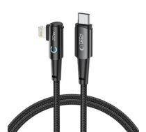 Tech-Protect UltraBoost L Lightning (angled) | USB-C (straight) PD 20W 3A 1m cable - gray
