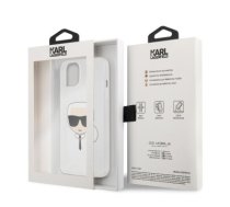 KLHCP13SKHTUGLS Karl Lagerfeld TPU Full Glitter Karl Head Case for iPhone 13 mini Silver