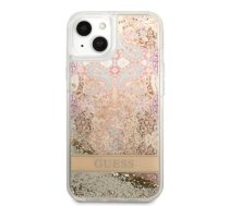 Guess Liquid Glitter Paisley Case for iPhone 13 mini Gold