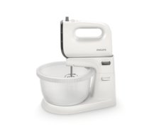 Philips Viva Collection Mixer HR3745/00 White, Corded, 450 W, Number of speeds 5 + Turbo, Shaft material Stainless steel,