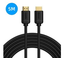 Baseus 2x HDMI 2.0 4K 30Hz Cable, 3D, HDR, 18Gbps, 5m (black)